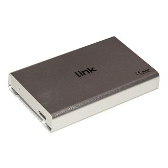 Link Link Accessori Lklod254 Caja Para Disco Duro Externo Caja De Disco Duro (hdd) Plata, Blanco 2.5