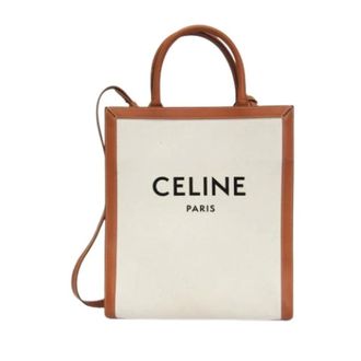 Celine Pre-owned Tote Bags, female, White, Size: ONE SIZE Pre-owned Small Vertical Cabas