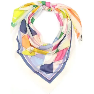 Kate Spade New York argyle square scarf in Cream at Nordstrom Rack