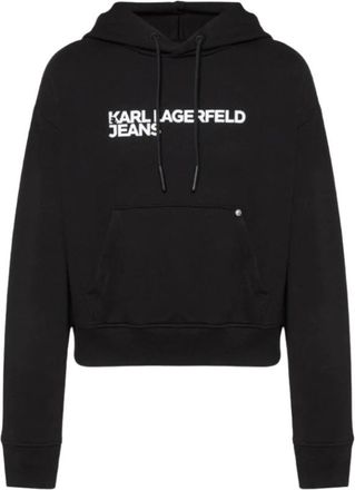 Karl Lagerfeld Hoodies & sweatvesten, Dames, Zwart, S, Hoodies
