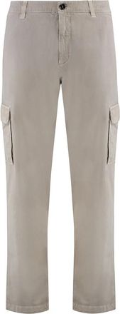 Moorer Jerald Katoen-Twill Broek - Heren - Straight fit broeken - Beige - 2XL - Katoen - Broeken