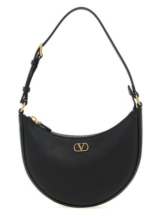 Valentino Garavani Black Vlogo Mini Shoulder Bag