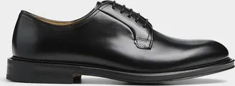 Scarosso Mens Harry smooth leather derby shoes
