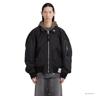 Miharayasuhiro Hooded Flight Jacket