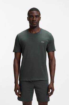 HUGO BOSS T-Shirt BOSS Mix&Match T-Shirt R, Herren, Gr. XXL, open gr&uuml;n 345, Single Jersey, Obermaterial: 95% Baumwolle, 5% Elasthan, Basic, Rundhals, eingesetzt