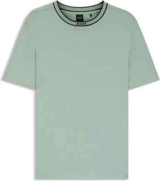 BOSS Cotton T-shirt with logo crew neck