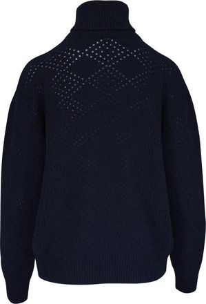 Kiton Womens Open-Work Roll-Neck Sweater Aw25 W