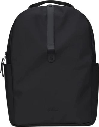 Rains Backpack Clip Front - Heren - Rugzakken - Zwart - ONE Size - Tassen