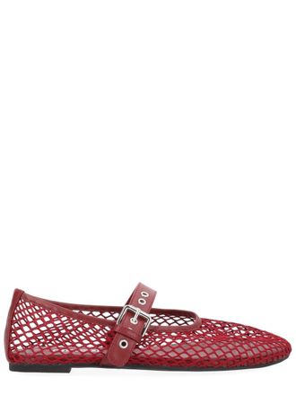 Senso Carina Pointed Mesh Buckle Flats
