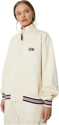Fila Aries Track Jacket - Dames - Zomerjassen - Beige - S - Katoen - Jassen