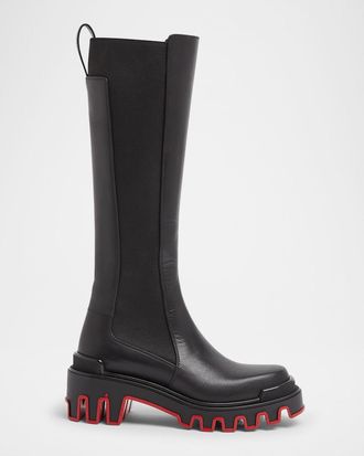 Christian Louboutin Dune Leather Knee Boots