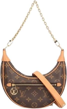 Louis Vuitton Pre-owned Monogram Shoulder Bag - Dames - Vintage Schoudertas - Bruin - ONE Size - Vintage