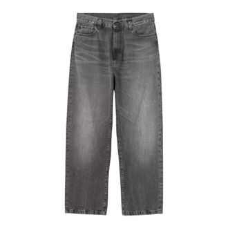 Carhartt Work in Progress Heren, Jeans, Zwart, Maat: W34 Katoen