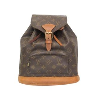 Louis Vuitton Pre-owned Backpacks, female, Brown, Size: ONE SIZE Pre-owned Canvas louis-vuitton-bags