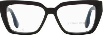 Victoria Beckham VB2648 Angular Rectangle Eyeglasses - Black