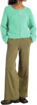 American Vintage Womens Niby Cardigan In Mint