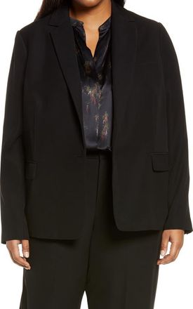 Vince Womens Crepe Blazer in Black at Nordstrom Rack, Size 22 (Similar To 22W)