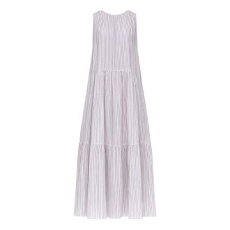 Meimeij Maxi Dresses, female, White, Size: M Maxi Dress