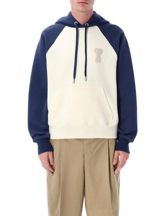 Ami Blue Color Block Hoodie