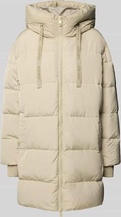 Mos Mosh Daunenmantel mit Zweiwege-Reißverschluss in Sand, Größe XS