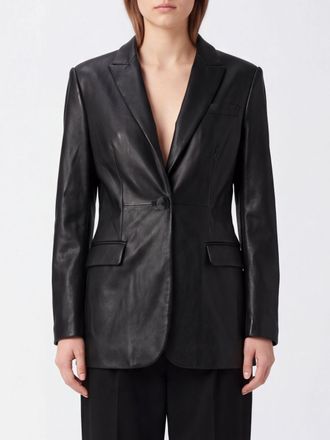 Blumarine Blazer monopetto in pelle di agnello con vestibilit&agrave; slim fit