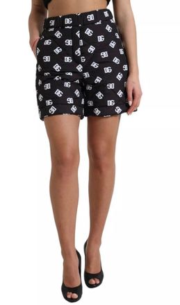 Dolce & Gabbana Logo High Waist Bermuda Shorts Size 40