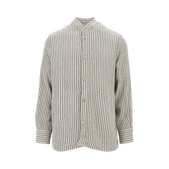 Emporio Armani Viscose knitted shirt Man 50