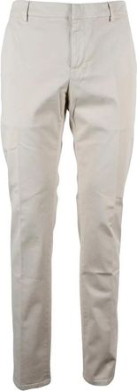 Dondup Beige Spiritissimo Slim-Fit Stretch Cotton Trousers