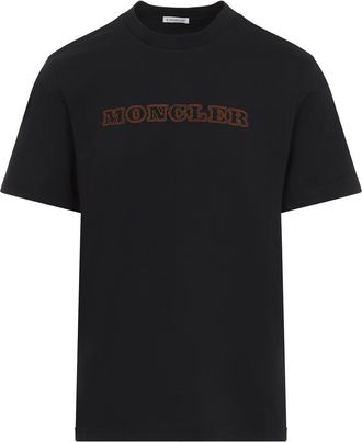Moncler Black Regular Logo T-Shirt