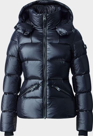 Mackage Madalyn Lustrous Light Down Jacket with Hood