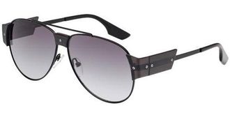 McQ by Alexander McQueen MQ0002S 001 Mens Sunglasses Black Size 58