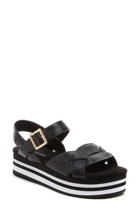 Kelsi Dagger Breeze Platform Sandal in Black at Nordstrom, Size 7.5