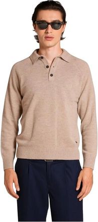 IMPURE Maglione Polo Colin - - Tops - Uomo - Beige - XL