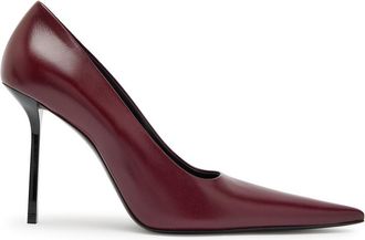 Victoria Beckham Victoria 100 Leather Pumps - Burgundy