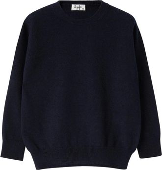 Il Gufo Maglia Knit Jumper - male - Il Gufo - Kids Sweatshirts - Blue - 2 Y - Kids