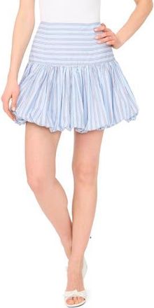 Parker Bubble Hem Cotton Miniskirt in Xeon Blue at Nordstrom Rack, Size 12