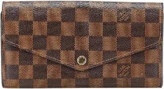 Louis Vuitton Pre-owned Wallets, female, Brown, Size: ONE SIZE Pre-owned Canvas wallets