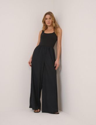 Nobody's Child Black Colorado Jumpsuit