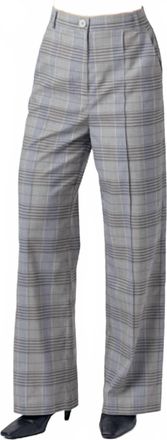 Sundays Olympia Pants In Bordeaux Plaid