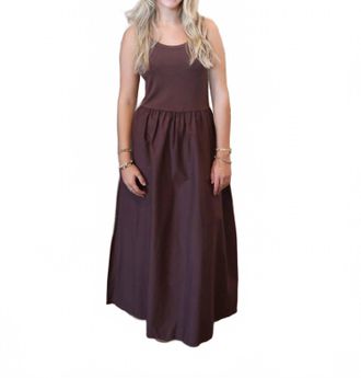b.young Suni Midi Dress In Brown