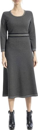 Max Studio Double Knit Midi Dress