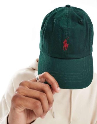Polo Ralph Lauren Icon - Cappellino in twill verde medio con logo