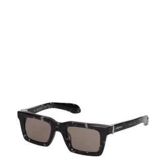 Alexander McQueen Alexander Mc Queen Herrens Sonnenbrille Schwarz/Graues Acetat