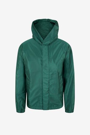 Moncler Kurze Jacke mit Kapuze aus technischem Gewebe Grandans