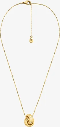 Michael Kors Logo and Cubic Zirconia Necklace