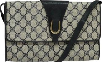 Gucci Pre-owned Cross Body Bags, female, Blue, Size: ONE SIZE Pre-owned Plastic gucci-bags