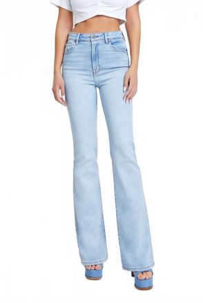 Hidden Jeans Kelly High Rise Ultra Flare Jean In Light Blue
