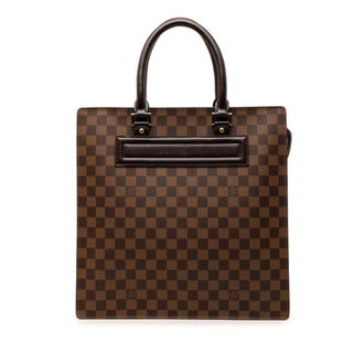 Louis Vuitton Brown Pvc Leather Handbag Tote Bag (Pre-Owned)