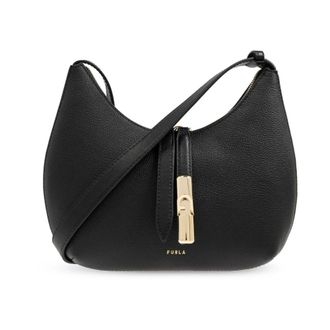 Furla Shoulder Bags, female, Black, ONE SIZE, Womens leather shoulder bag