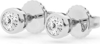 Grown Brilliance 14KT White Gold 1.25 Carat Lab Grown Diamond Stud Earrings for Women
